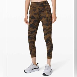 Lululemon  Camo Leggings - 23 inches